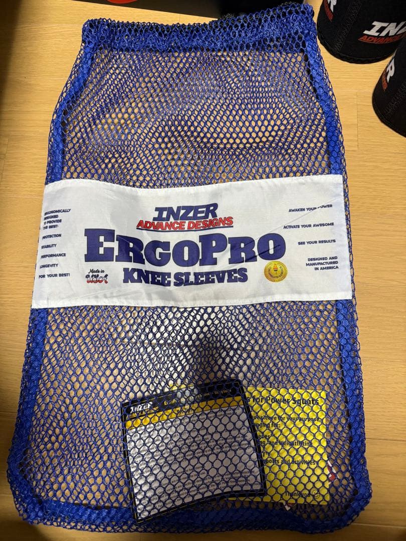 ウエイトトレーニング INZER ERGO PRO Knee Sleeves XL