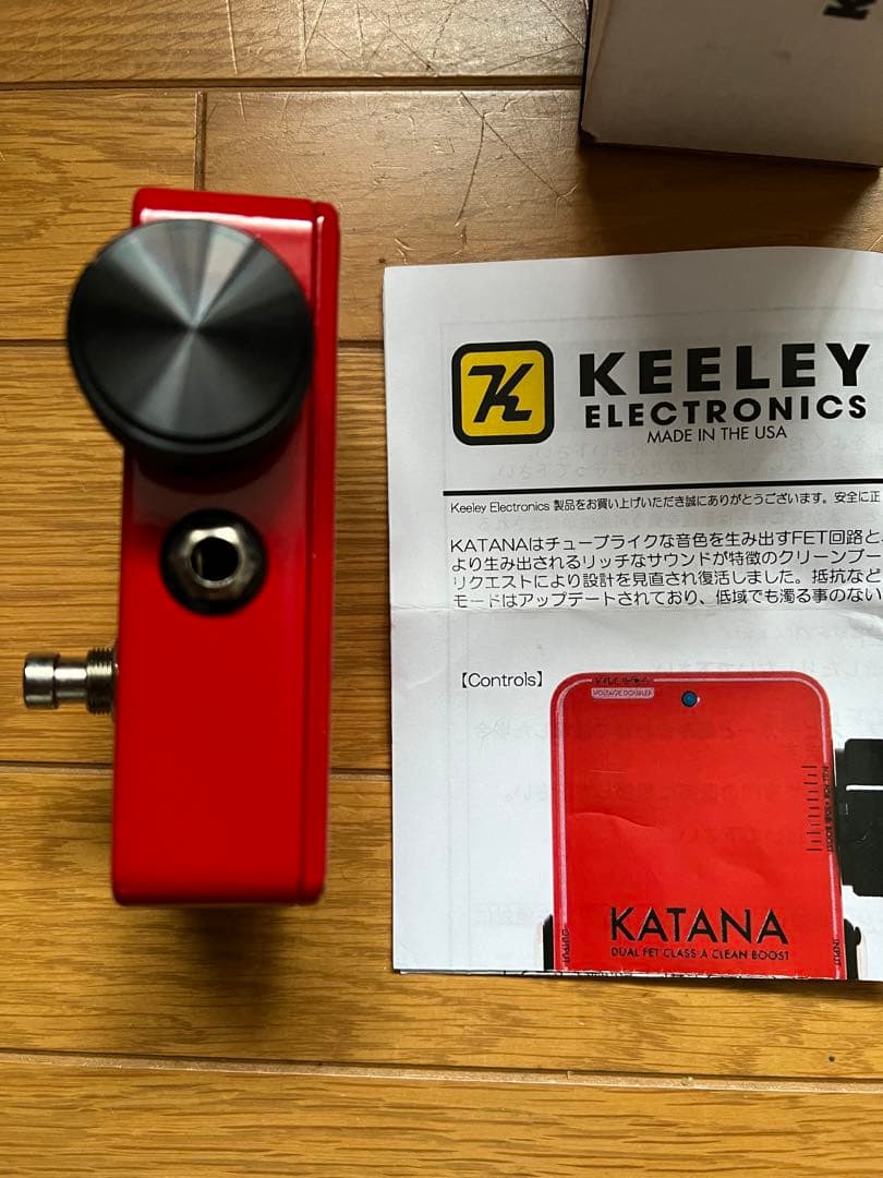 Keeley KATANA BOOST イケベ限定色　レッド