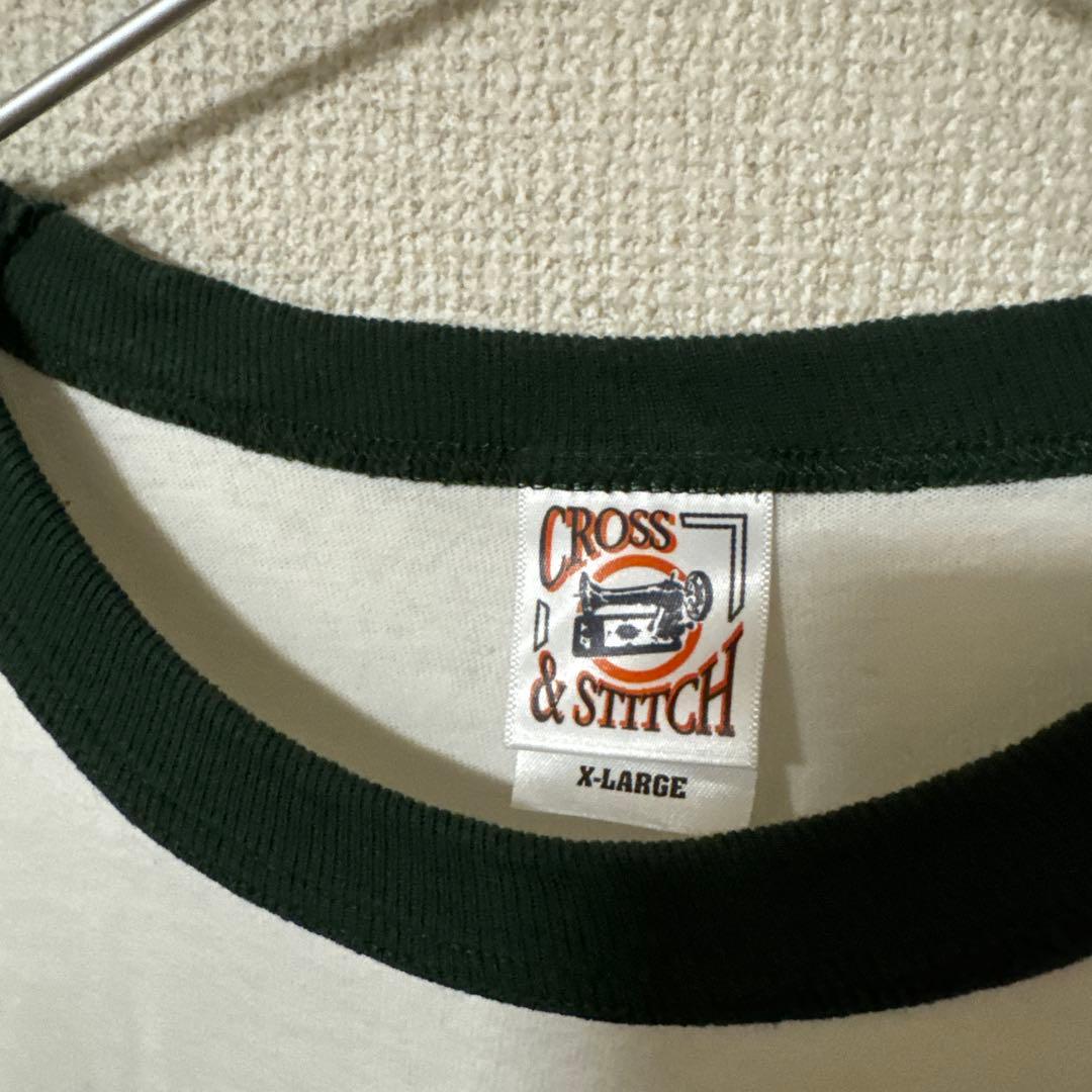 Age Factory リンガーTシャツ ホワイト XL