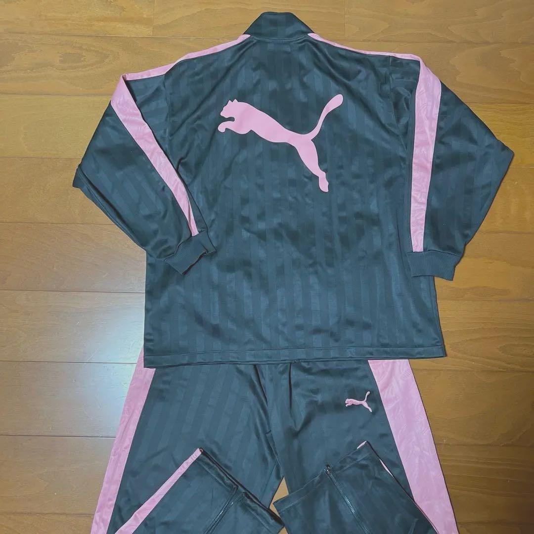 PUMA プージャー　ジャージ　セットアップ　上下セット　グレー×ピンク