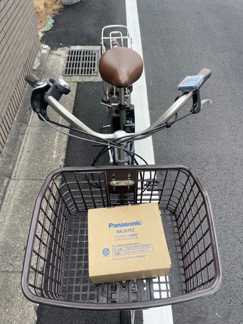 【超綺麗】オリーブグリーン 電動アシスト自転車16Ah