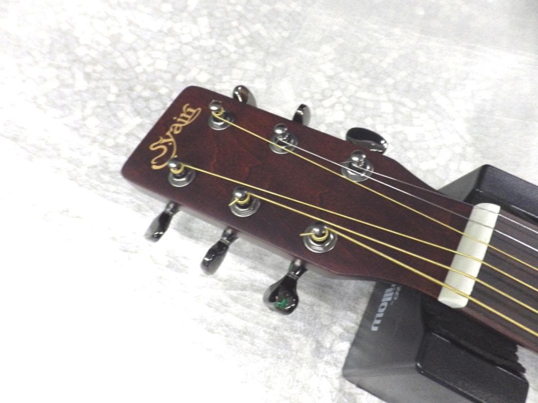 中古美品　Syairi トップ単板　エレアコギター　YEF-01　DBL