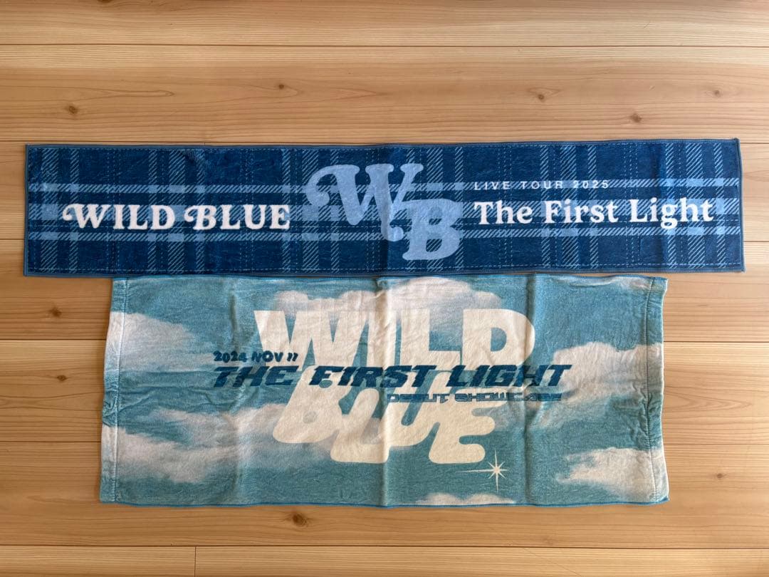 WILDBLUE ペンライト2本 タオル2枚 計4点セット