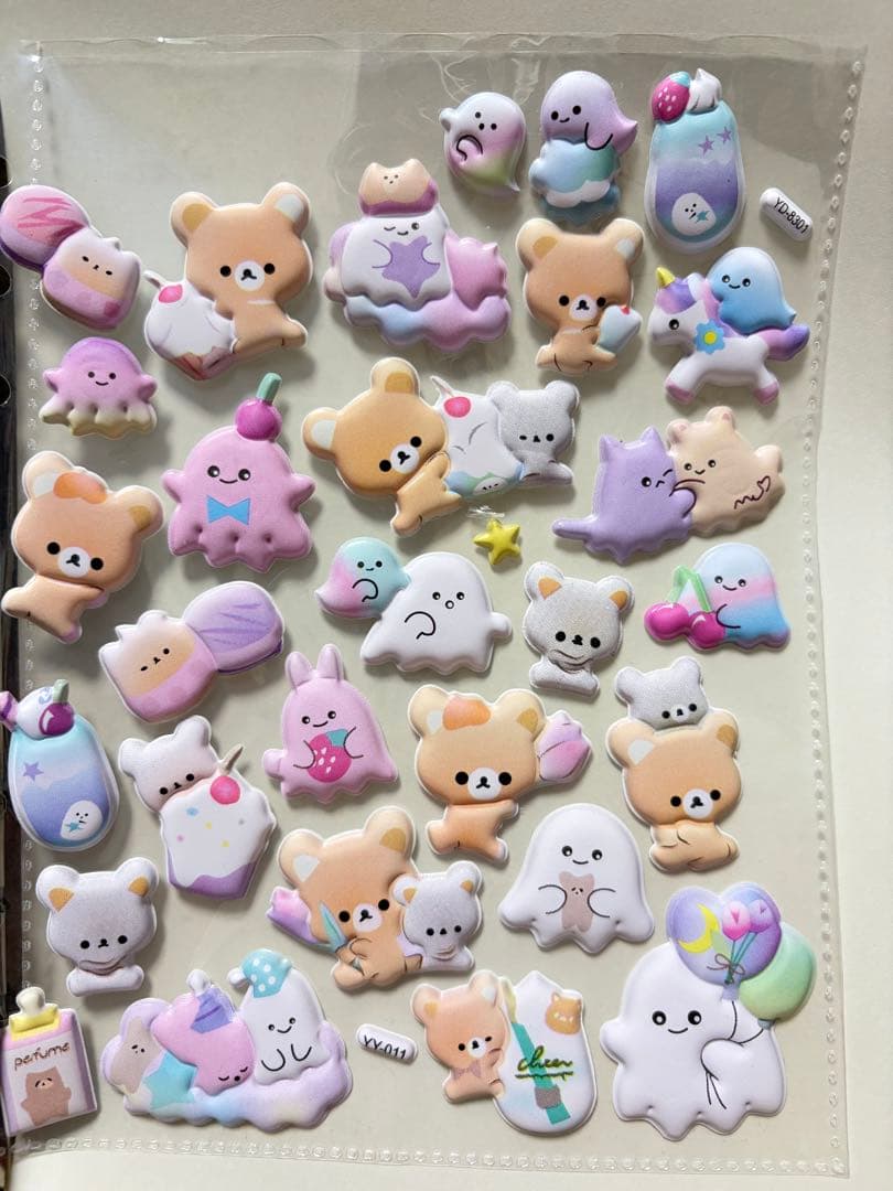 :*)様 シール帳　完成品　A5 シール　セット