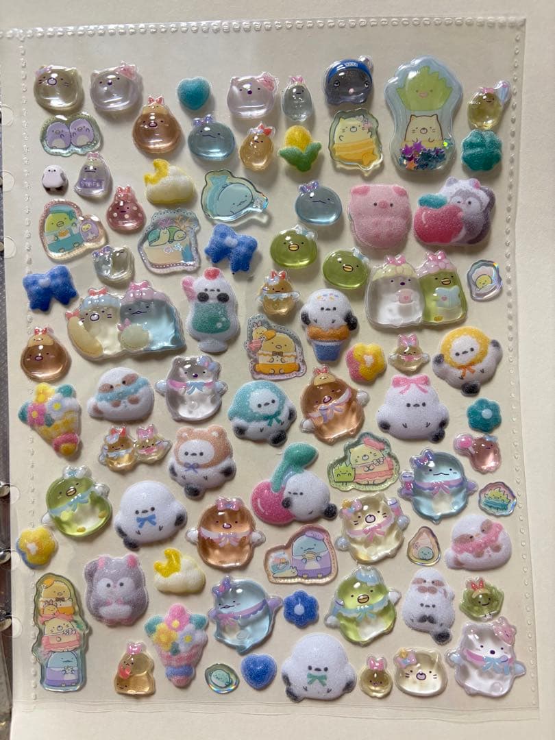 :*)様 シール帳　完成品　A5 シール　セット