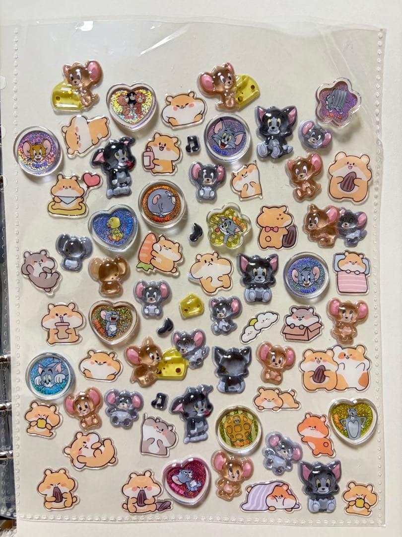 :*)様 シール帳　完成品　A5 シール　セット