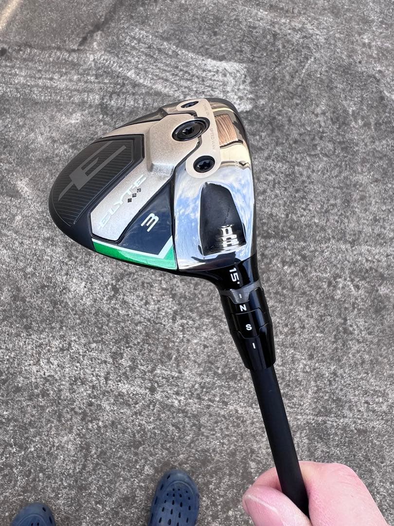 キャロウェイ　エリート　トリプルダイヤモンド　3w ディアマナBB63s
