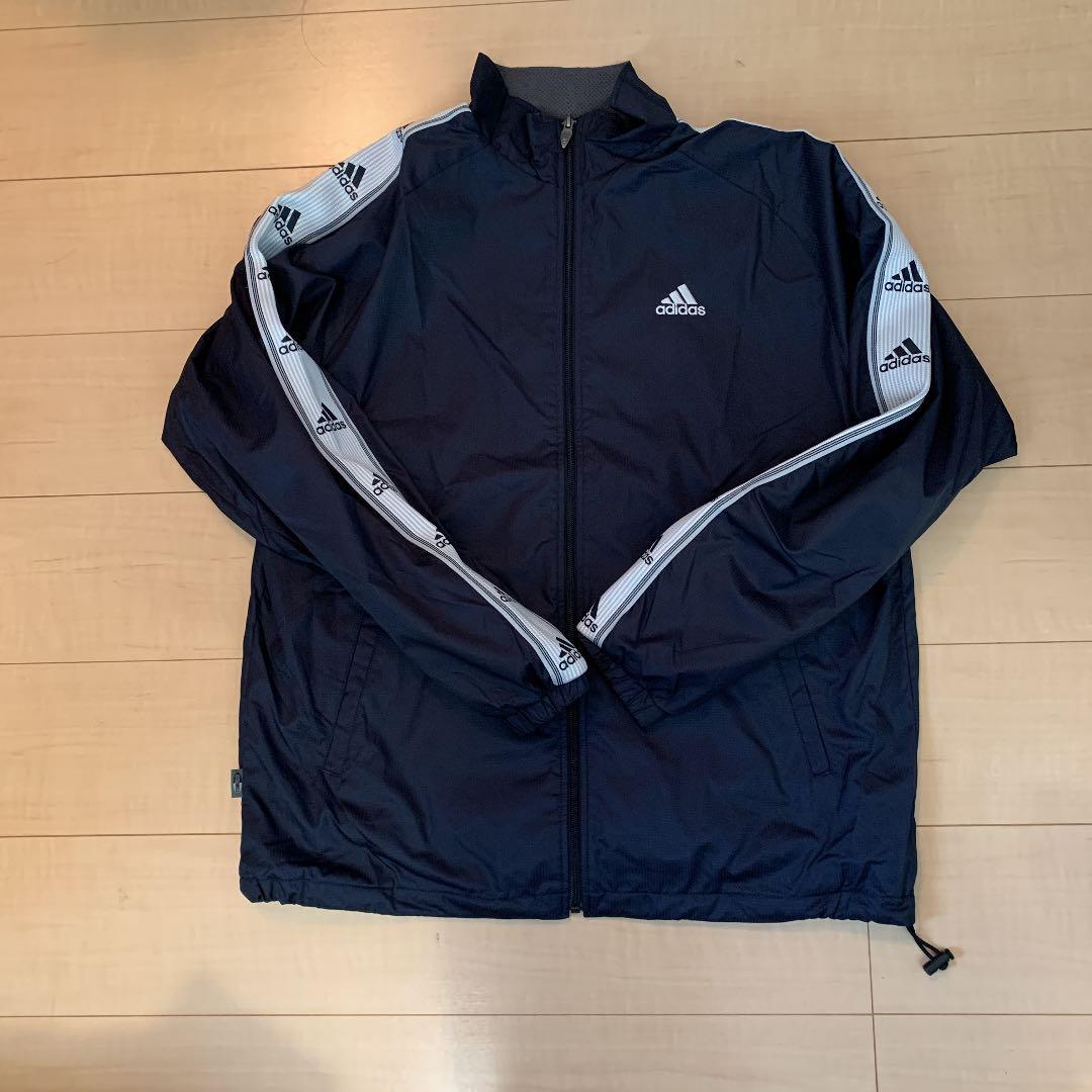 adidas アディダス　ウィンドブレーカー　テープライン