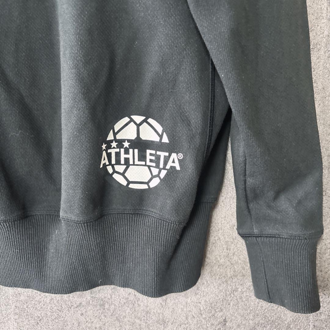 【一点物】ATHLETAアスレタ ジャージセットアップ ロゴ M サッカー