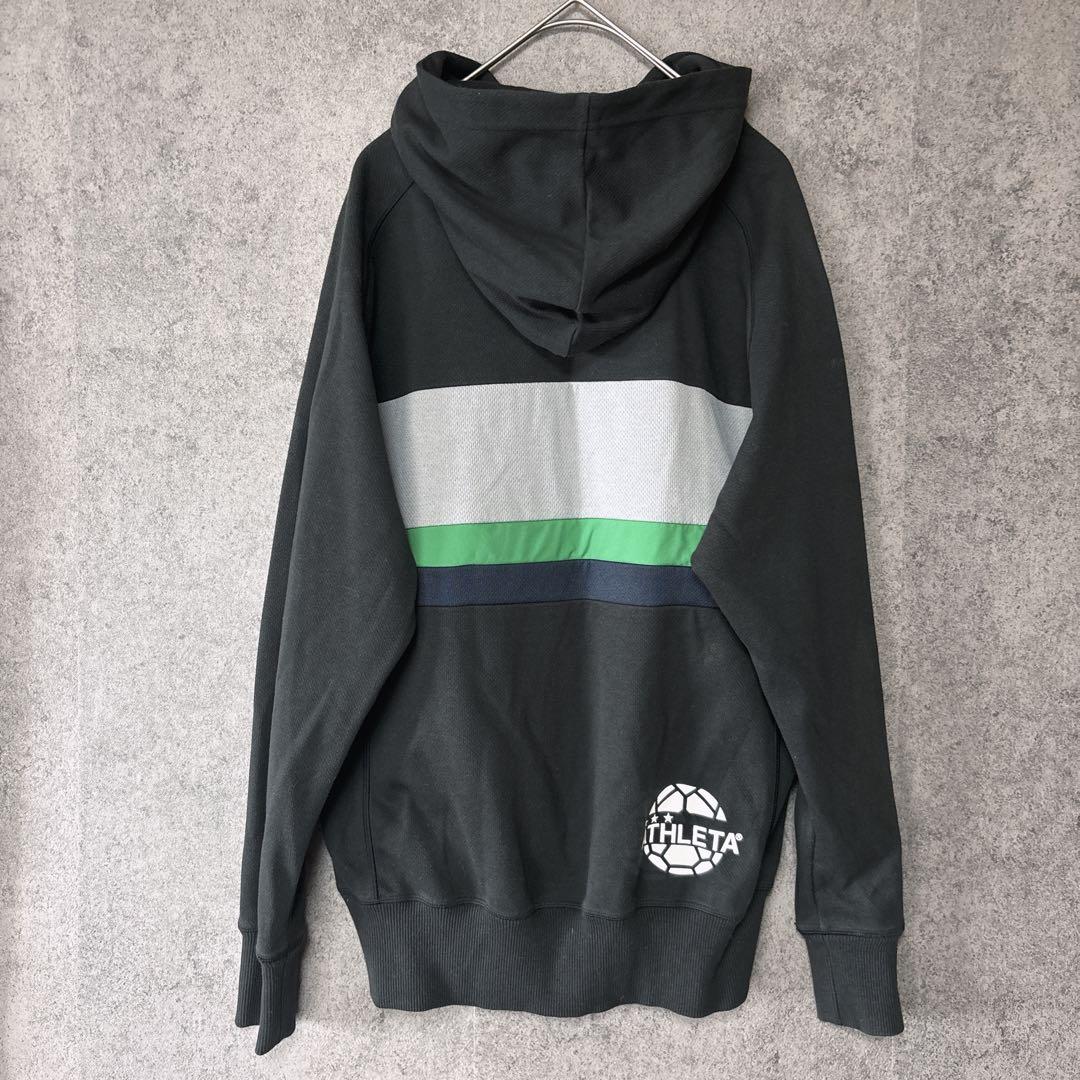【一点物】ATHLETAアスレタ ジャージセットアップ ロゴ M サッカー