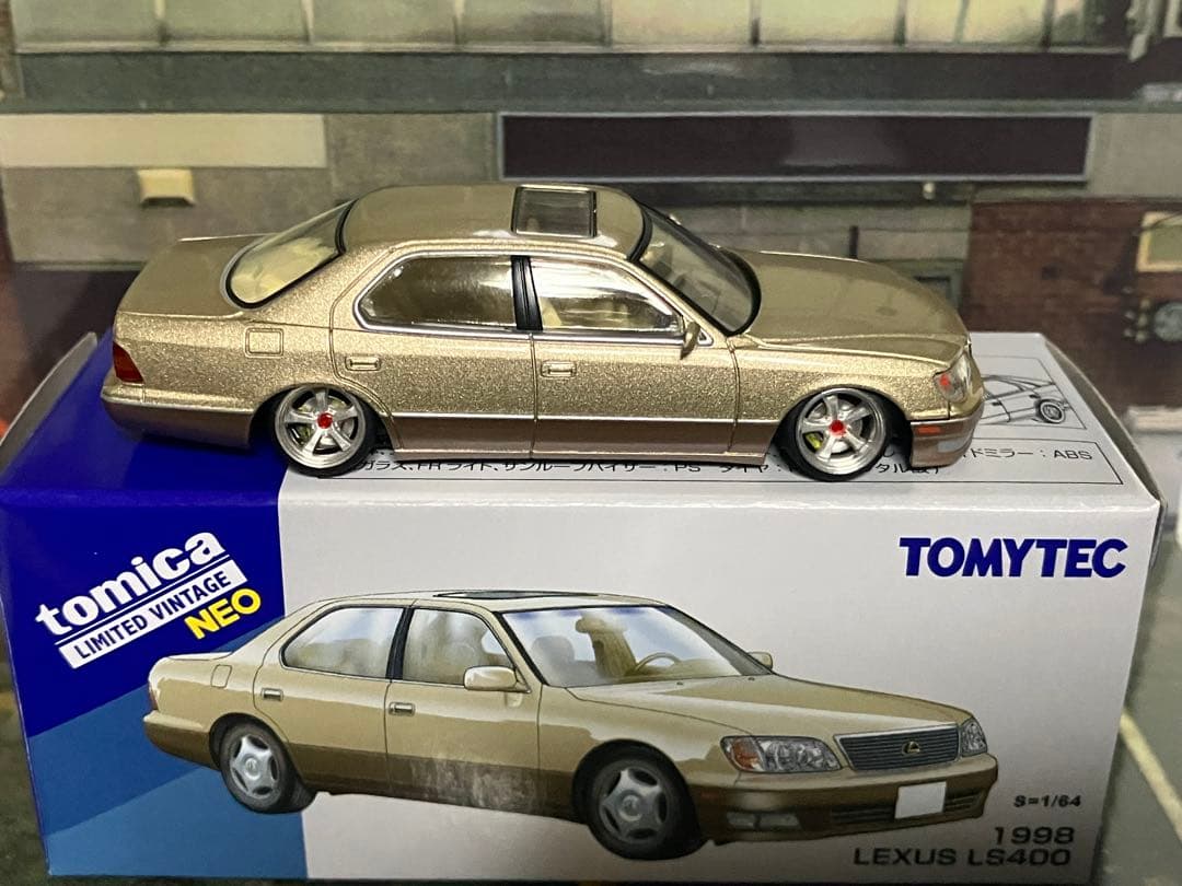 TOMYTEC 1998 LEXUS LS400 ミニカー 1/64 改造