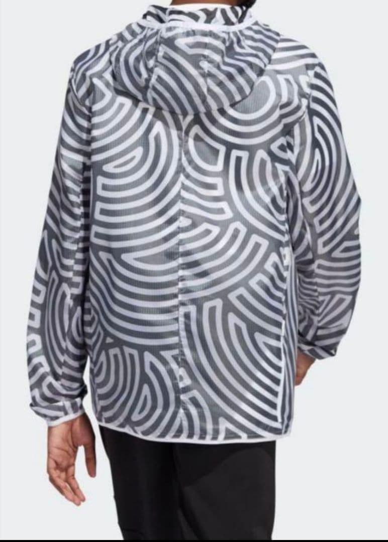 ★あまり着てない美品！★adidasナイロンパーカー★希少!大きめサイズ★ＸＸＬ