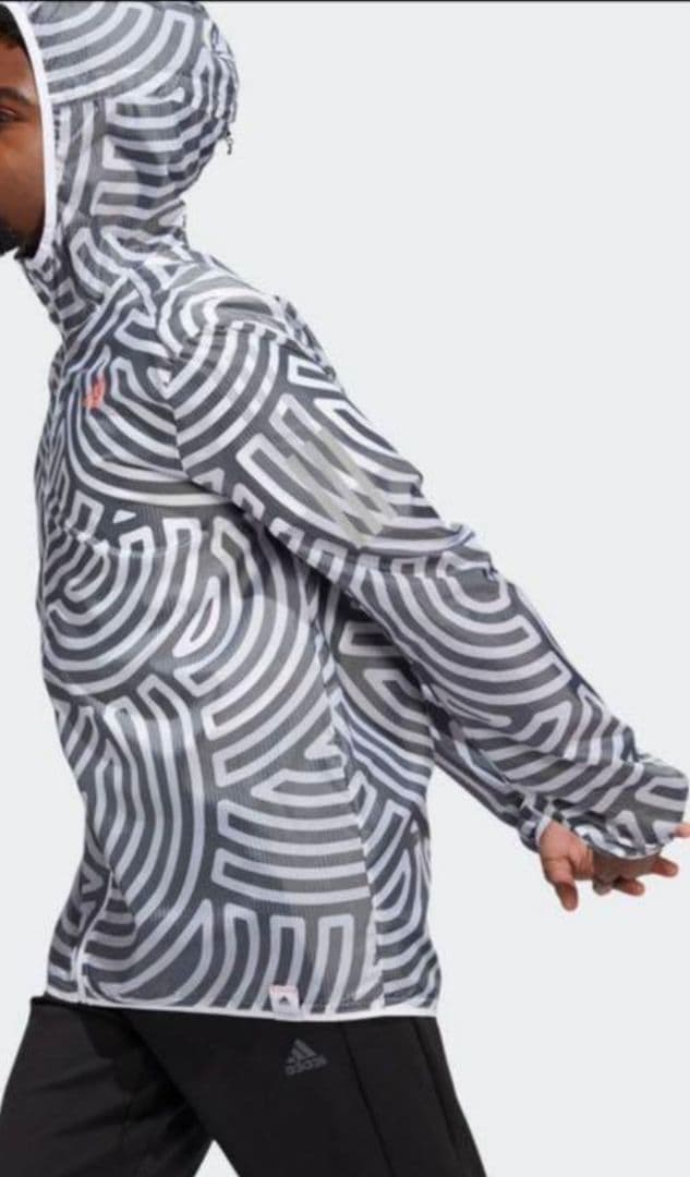 ★あまり着てない美品！★adidasナイロンパーカー★希少!大きめサイズ★ＸＸＬ