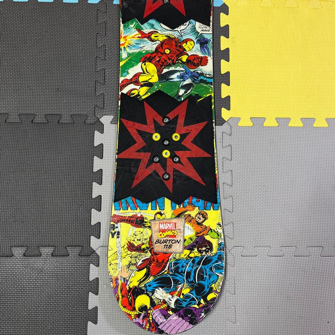 BurtonバートンMarvel アイアンマン 115㎝スノーボード キッズ