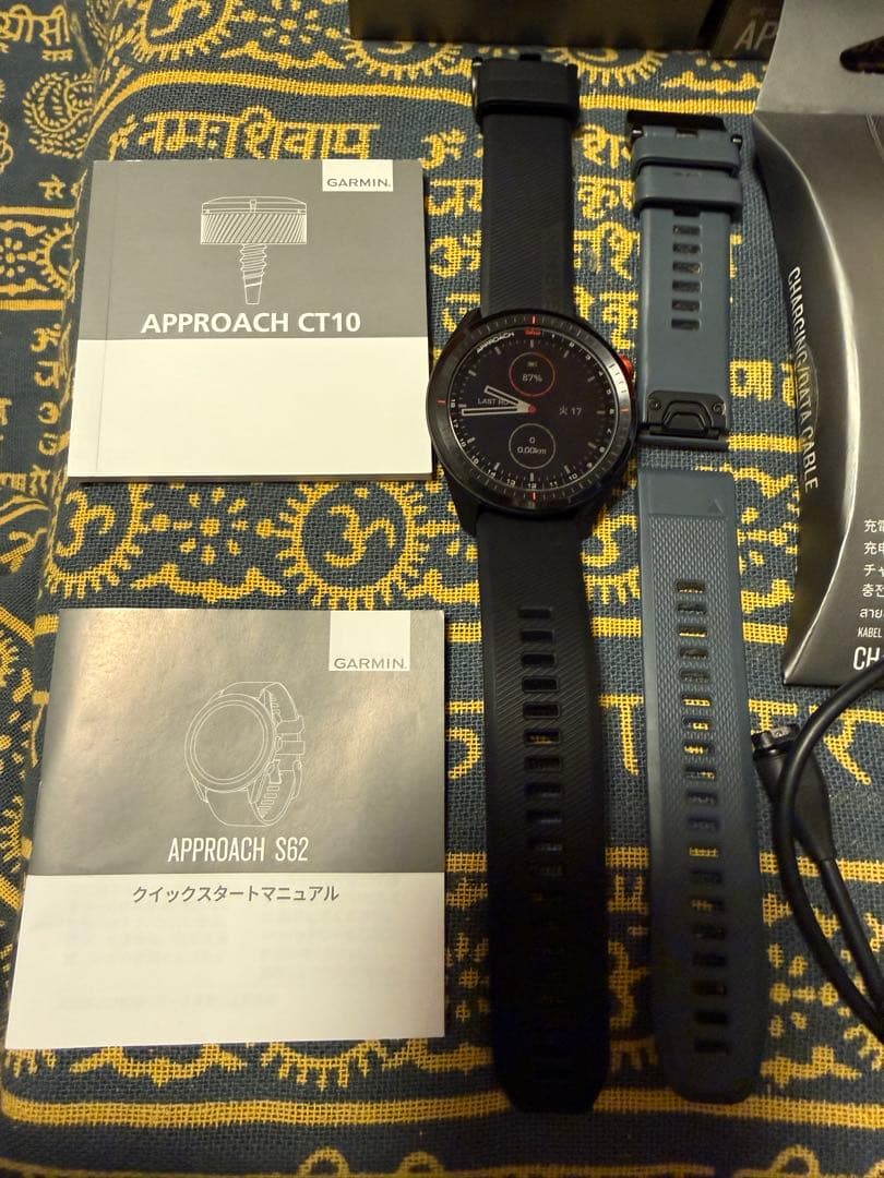 GARMIN approach S62 ゴルフウォッチ　CT10 3個付
