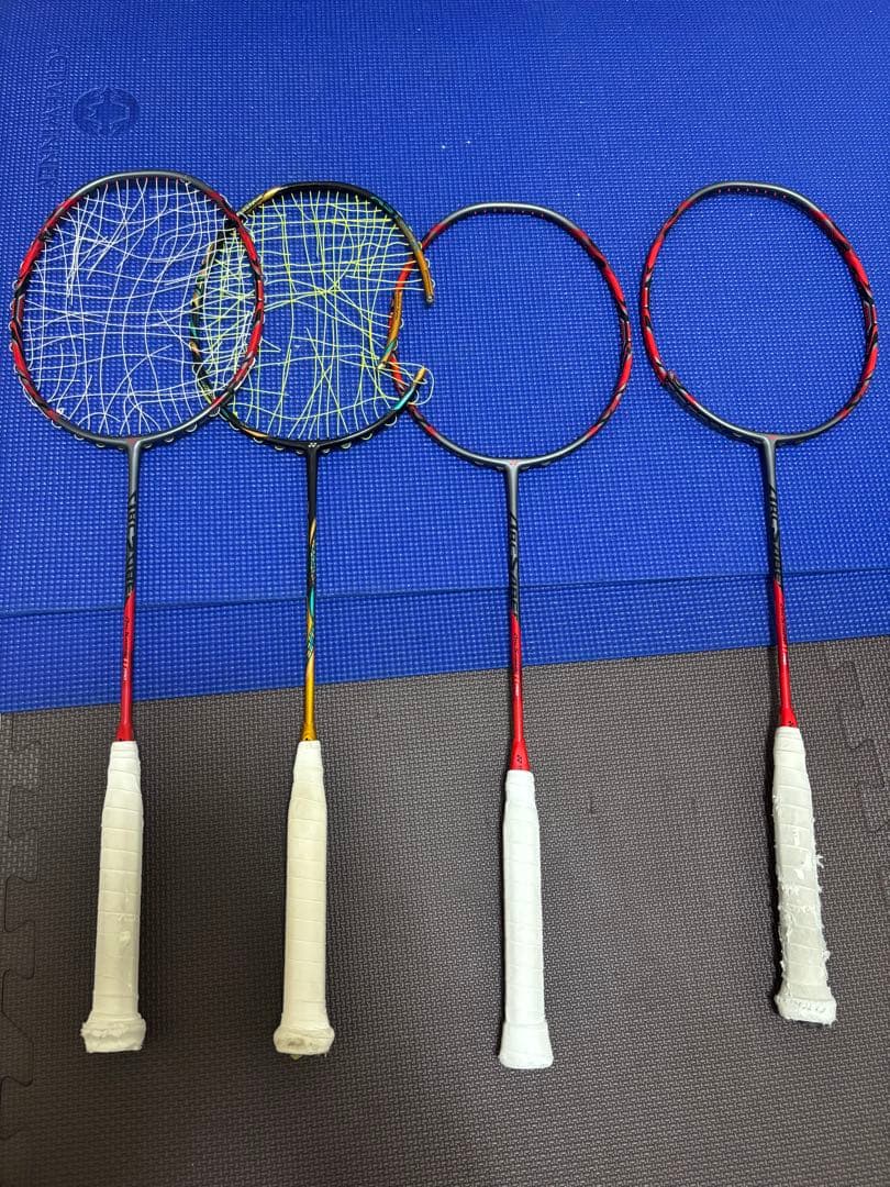 バドミントンラケット5本ジャンク品