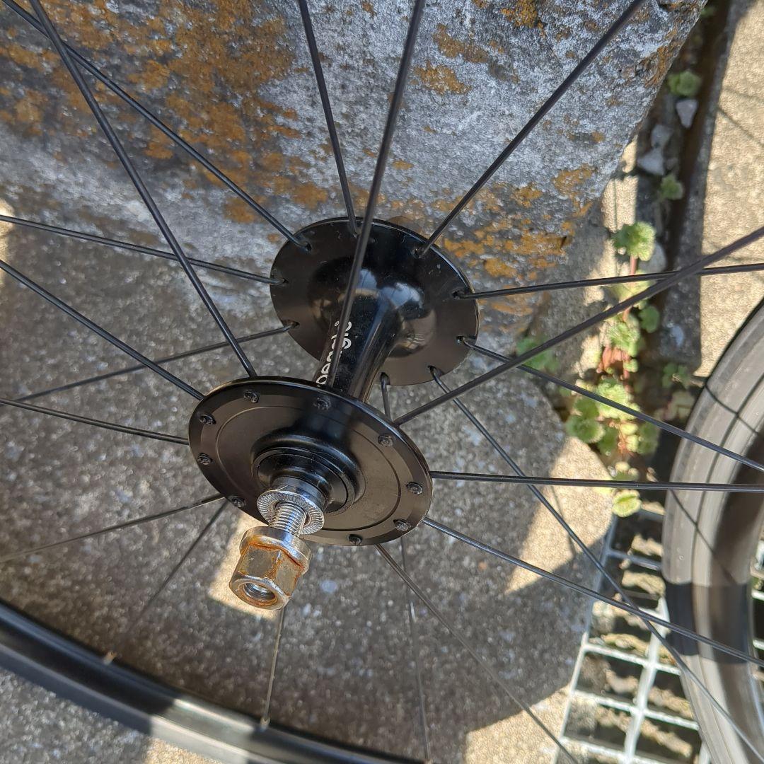 ピストバイク　ホイール　Aoeagle　タイヤ、コグ付き　700c