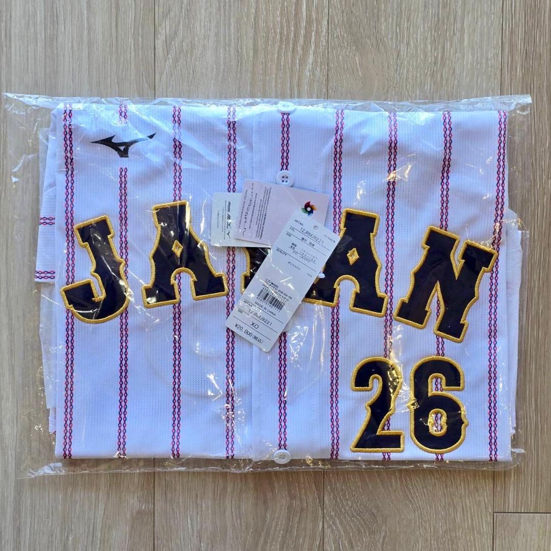 【新品 未使用】種市 篤暉 WBC2026 侍ジャパン レプリカユニフォーム