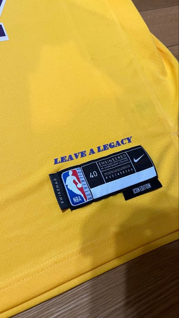 Nike ナイキ レイカーズ ルカ・ドンチッチ イエロージャージ