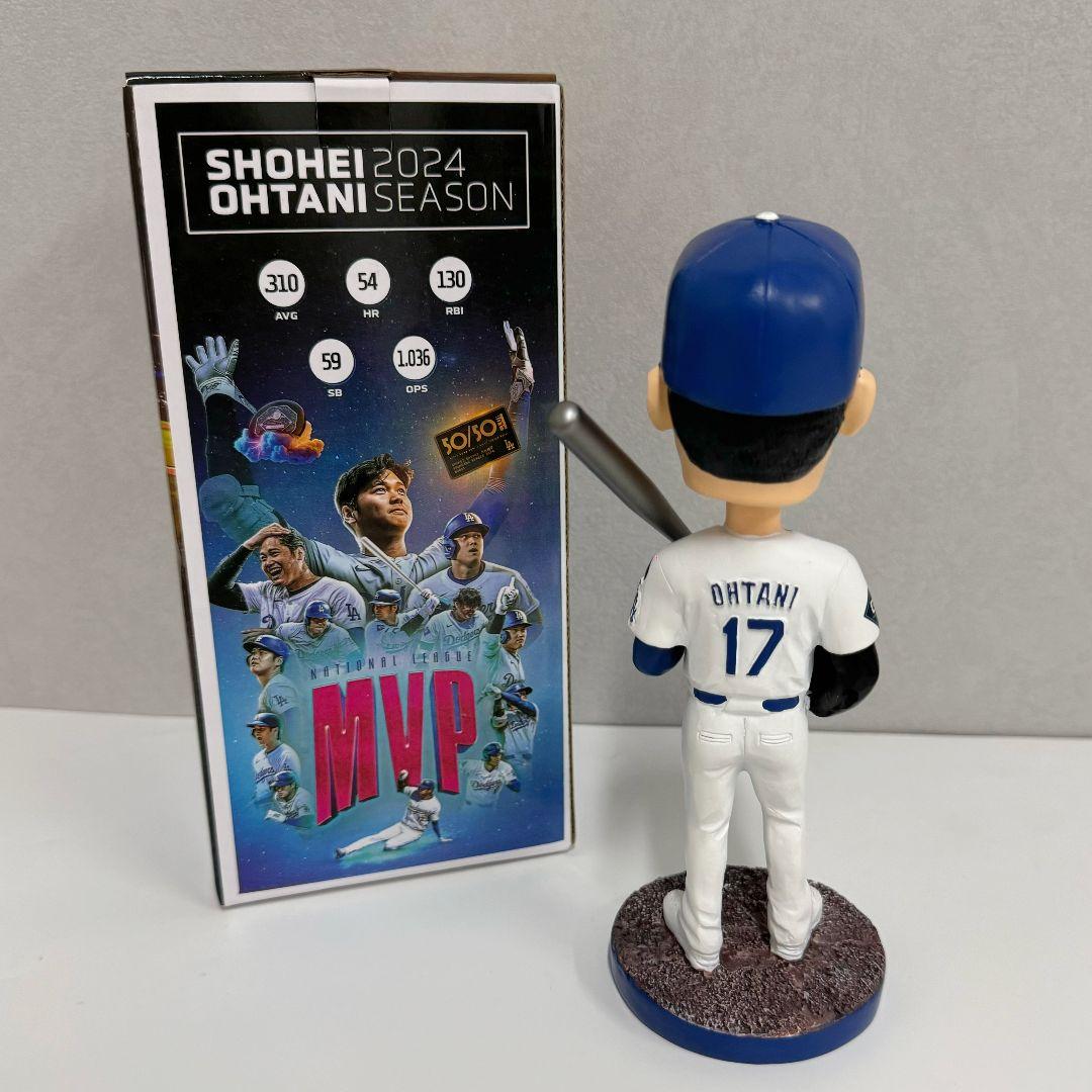 激レア　大谷翔平　ボブルヘッド　MVP シルバーバット　ドジャース　来場者限定