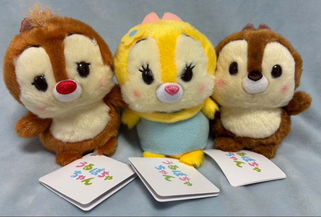 うるぽちゃちゃん　チップとデール クラリス　タグ付き未使用品