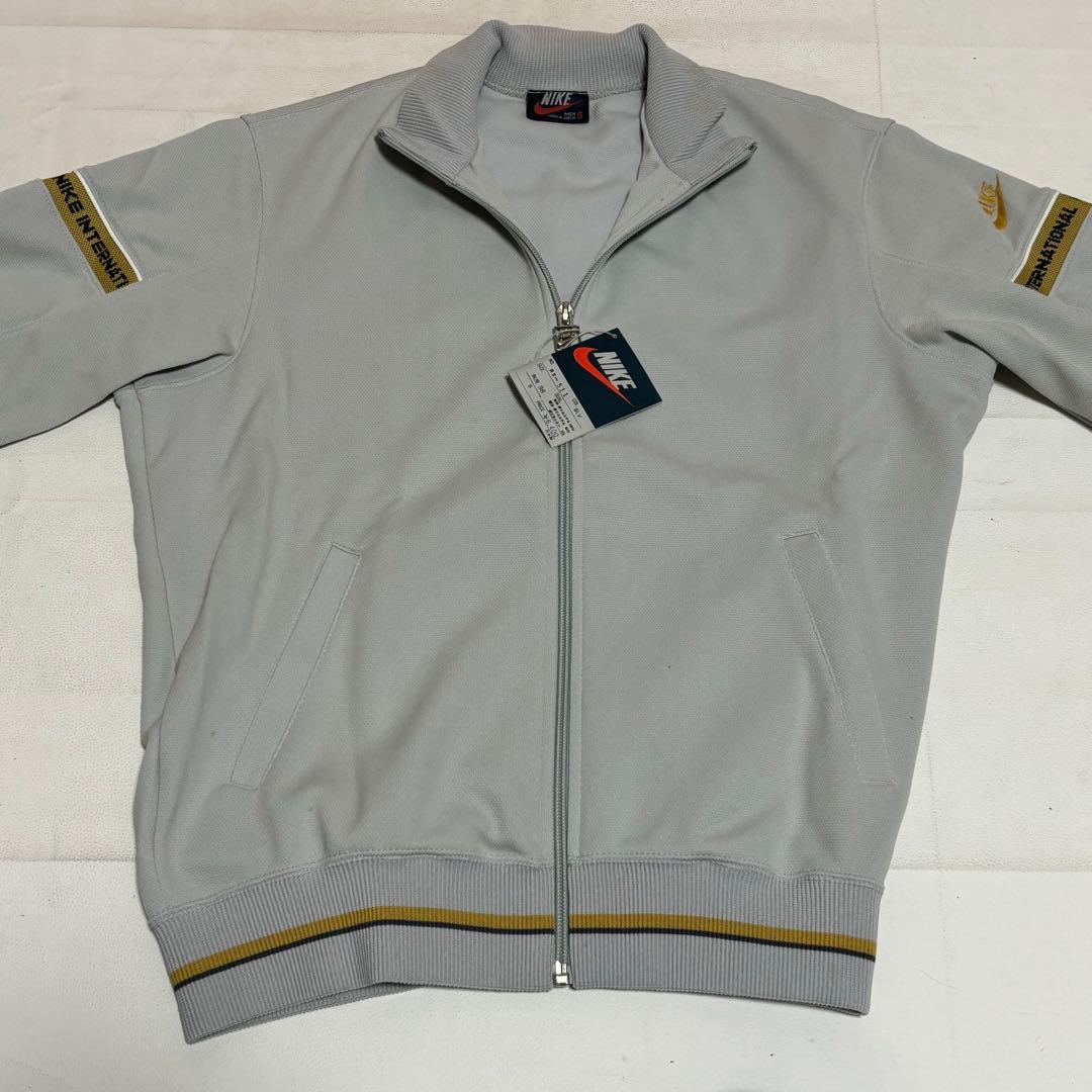 未使用　80‘s トラックジャケット　パンツ　セットアップ　グレー系　サイズS