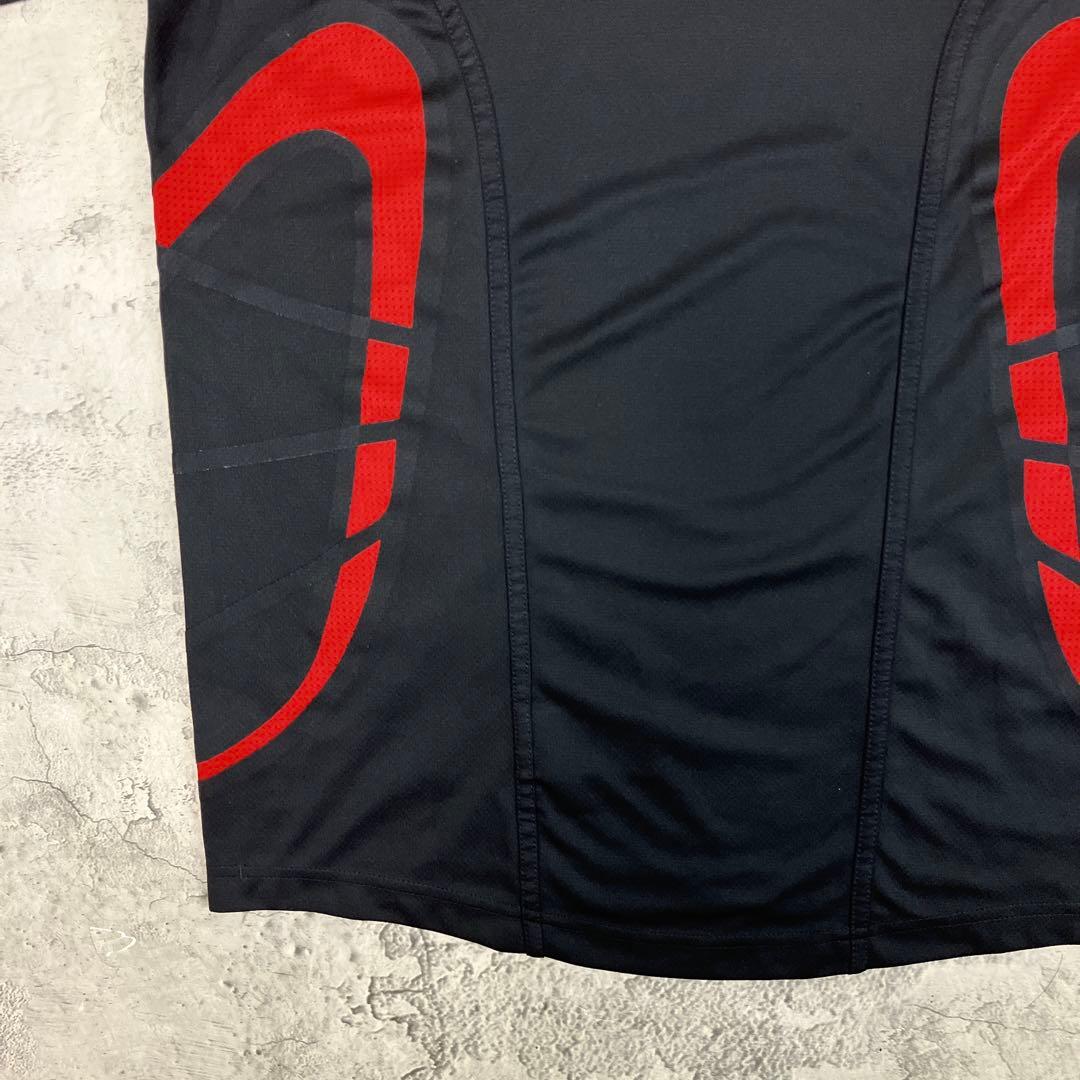 adidas サッカードイツ代表 トレーニングシャツ 古着 三本線 ブラック