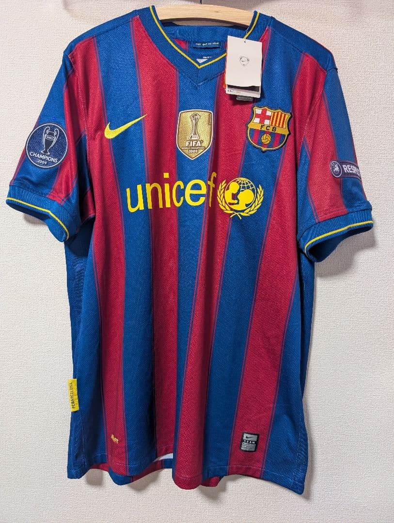 激レア　正規品　FCバルセロナ09/10 メッシ 10 シャツ M