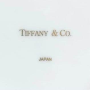 未使用品　ティファニーボンボニエール　TIFFANY小物入れ　陶磁器箱付き　地球