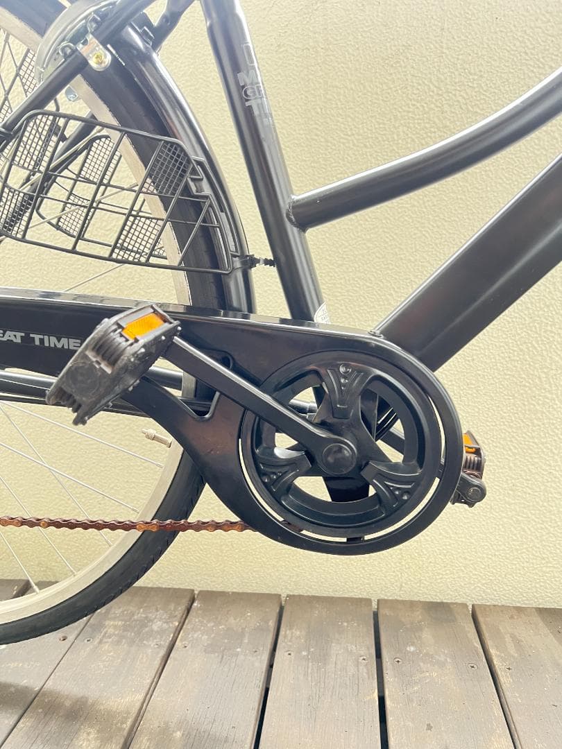 マグナスMAGNUS ２７インチ シティサイクル 黒(マットブラック)　引取専用