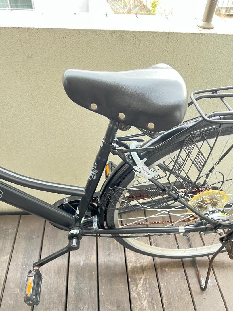マグナスMAGNUS ２７インチ シティサイクル 黒(マットブラック)　引取専用