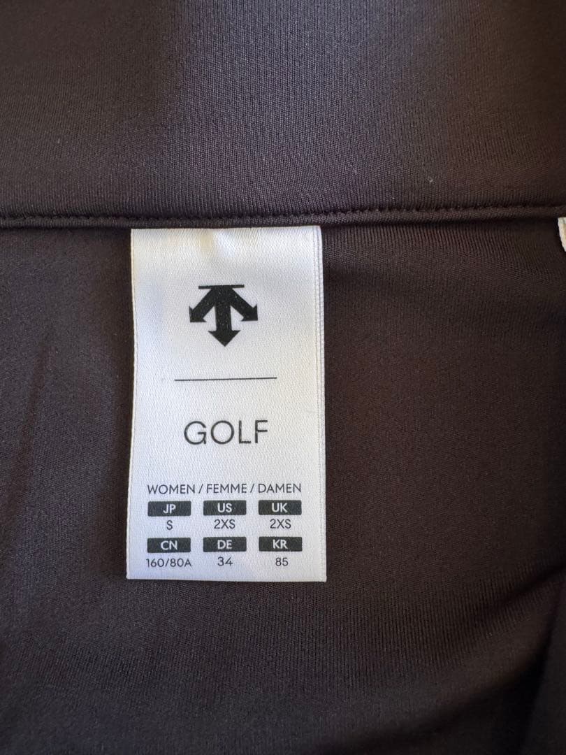 韓国DESCENTE GOLF デサントゴルフ ハーフジップ レディース S