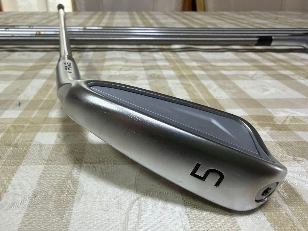 PING i230 Steel Fiber i80 R 5〜W 6本　黒ドット