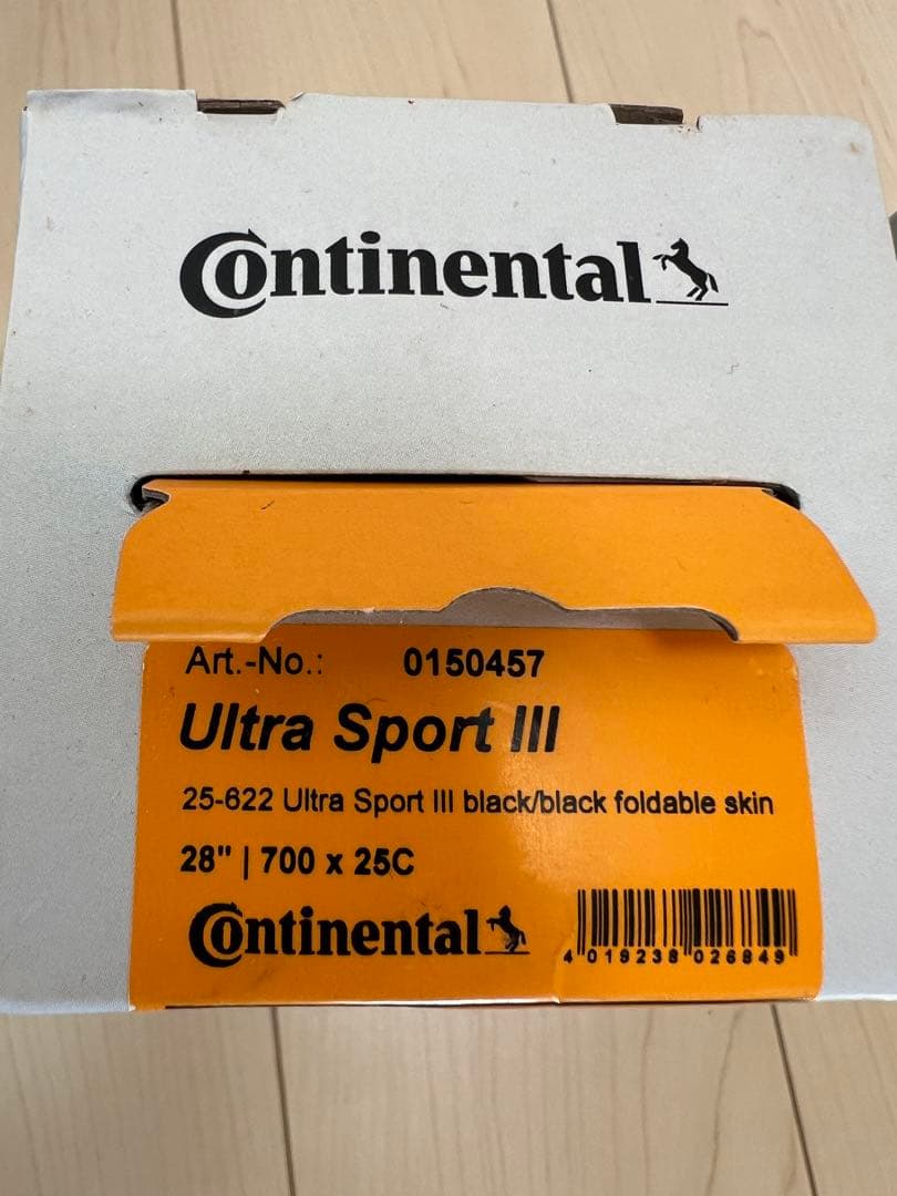 新品　Continental UltraSport III 700 x 25C