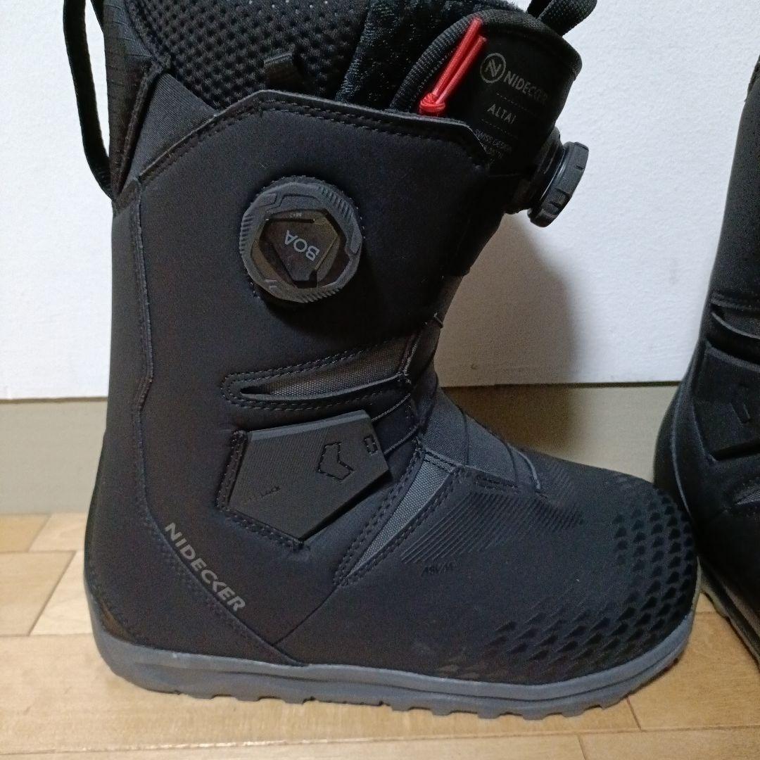 中古25-26 NIDECKER ALTAI27cmスノーボードブーツ　グラトリ