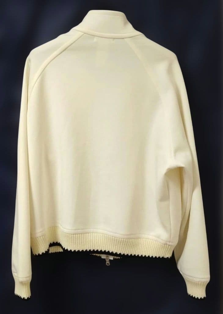 DOUBLE STANDARD CLOTHINGアイボリー ジップジャケット