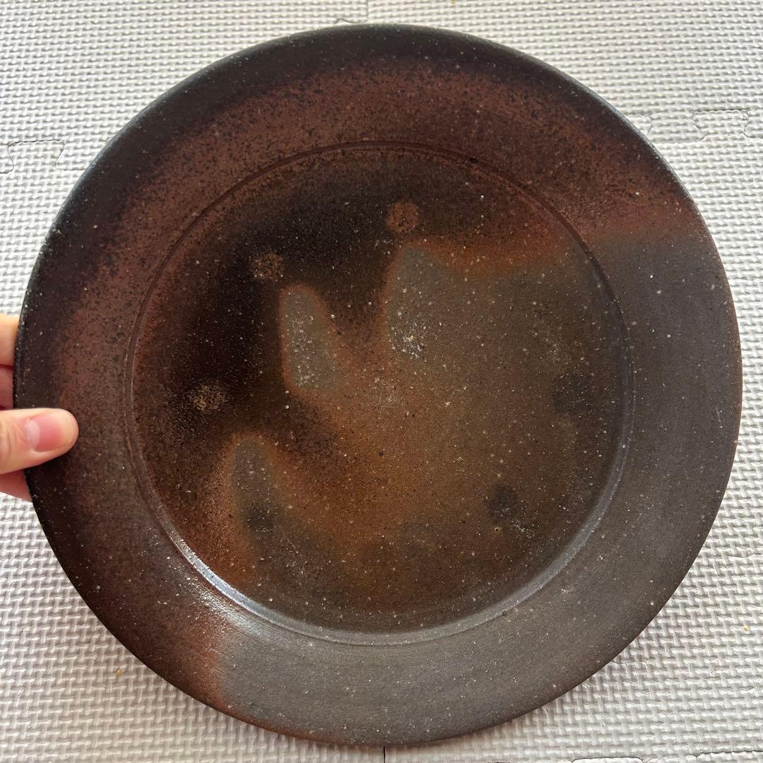 猪飼護　いかいまもる　常滑焼 25cm 皿　【新品未使用】