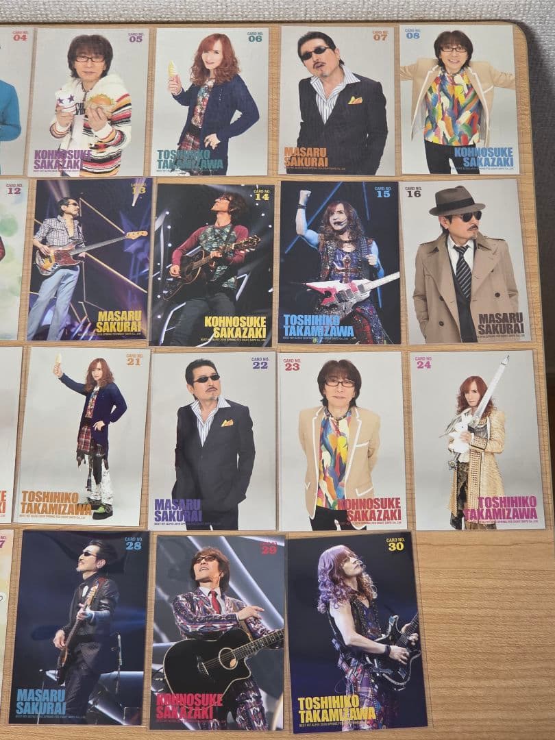 THE ALFEE 春フェス 2016 トレカ 30種セット