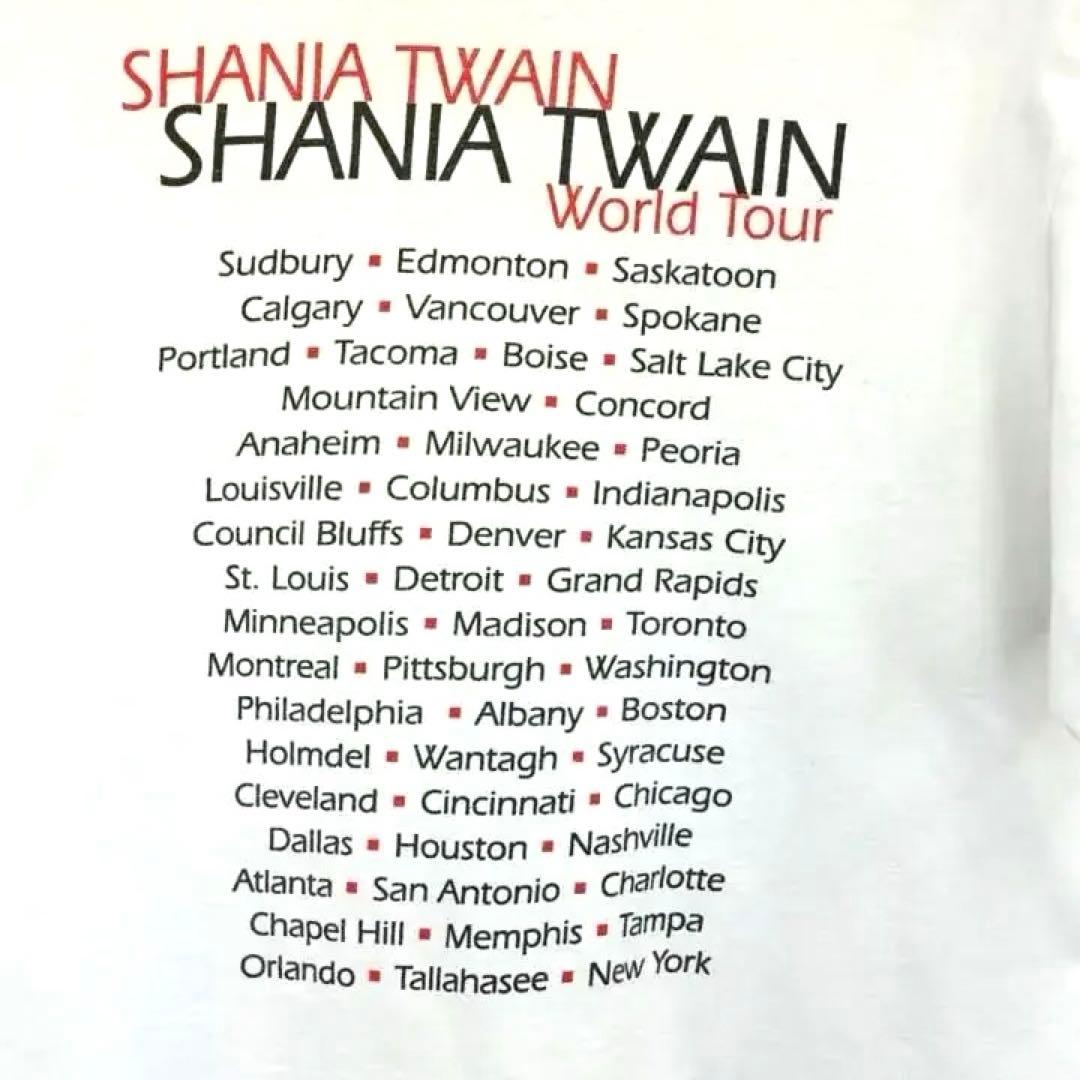 Shania Twain ワールドツアー Tシャツ