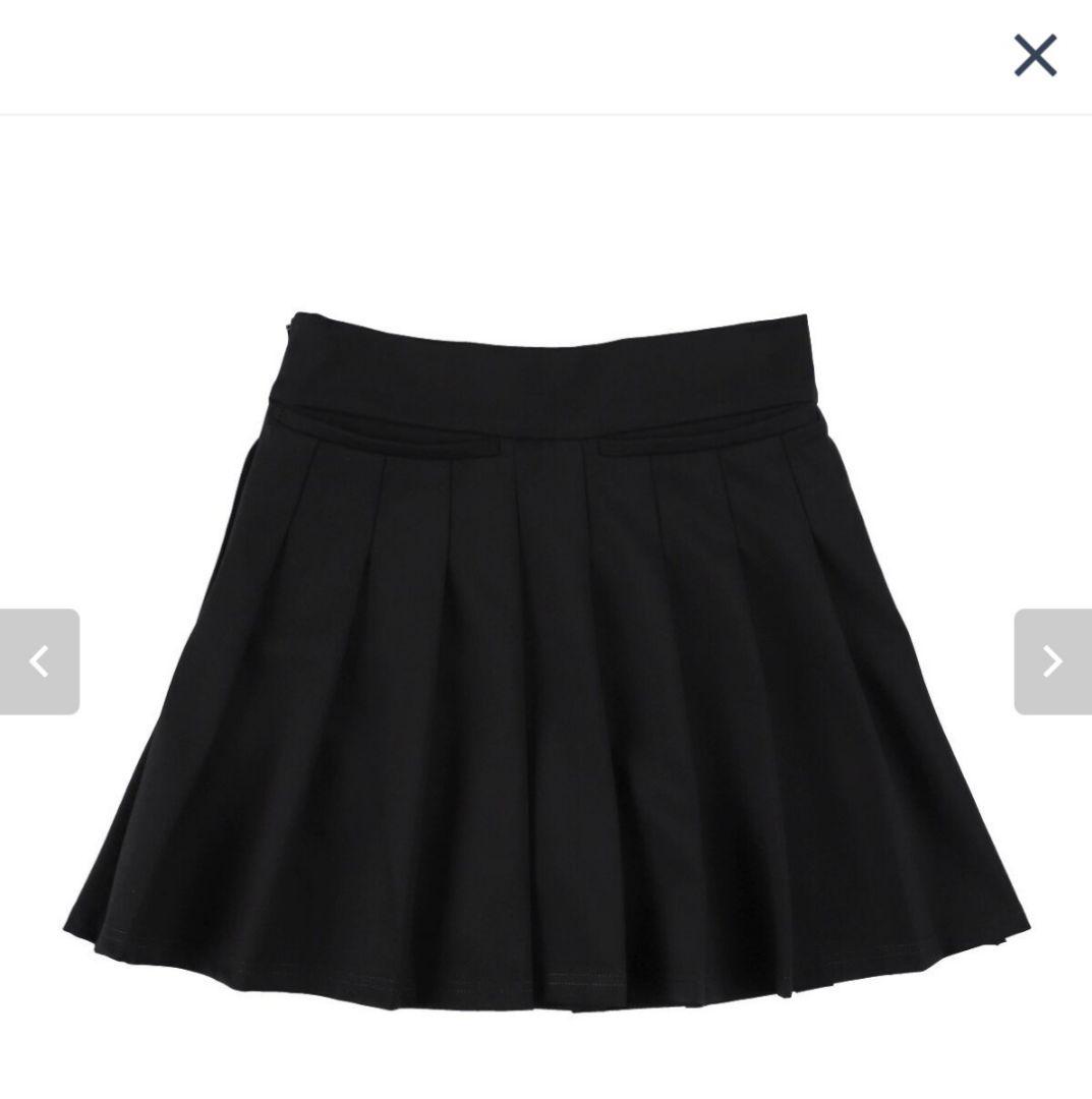 【即完売モデル】adress pleats skirt brack ゴルフウェア