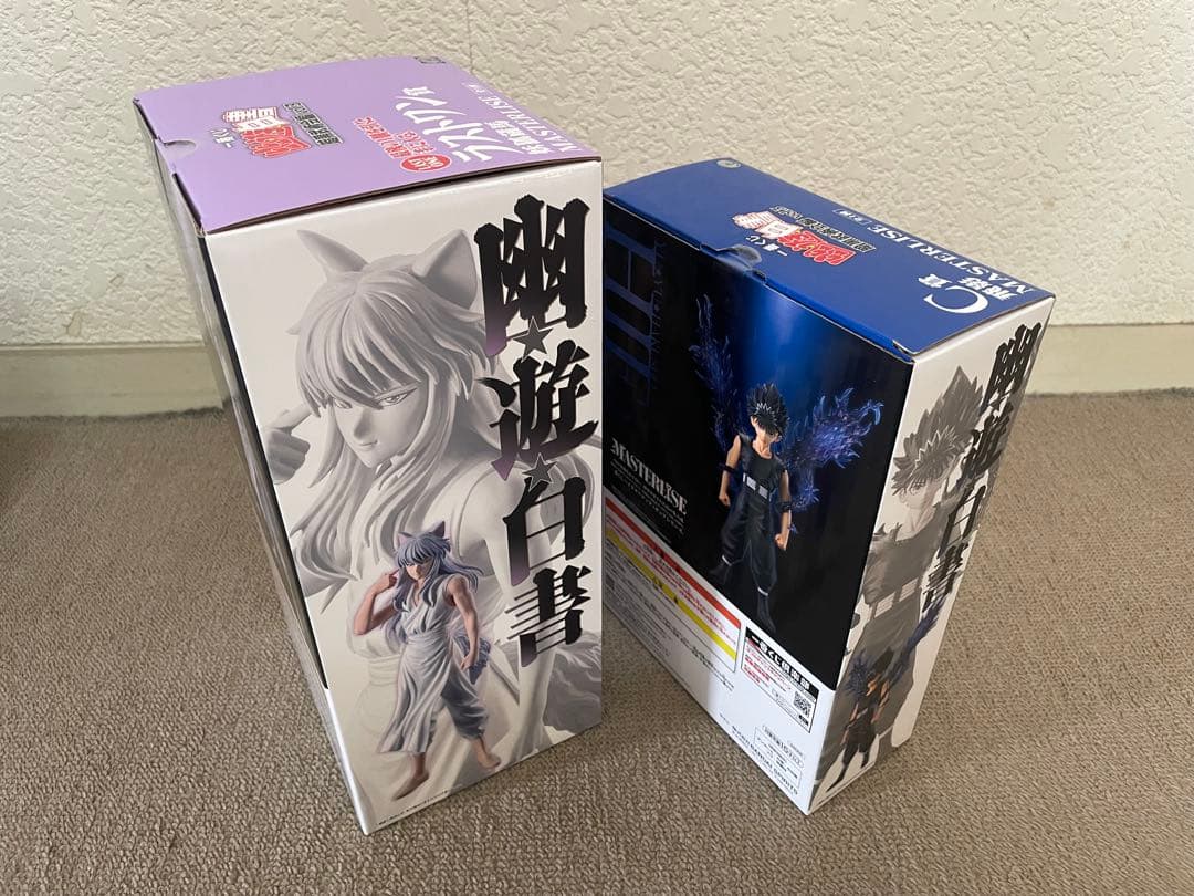 一番くじ幽遊白書　ラストワン賞妖狐蔵馬　C賞飛影　Ｆ賞コンプオマケ