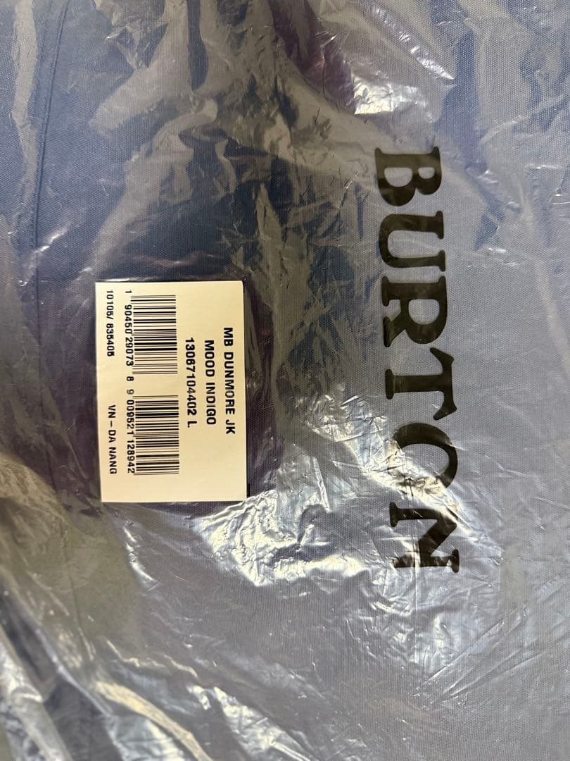 Burtonのジャケット　Ｌサイズ　新品未使用