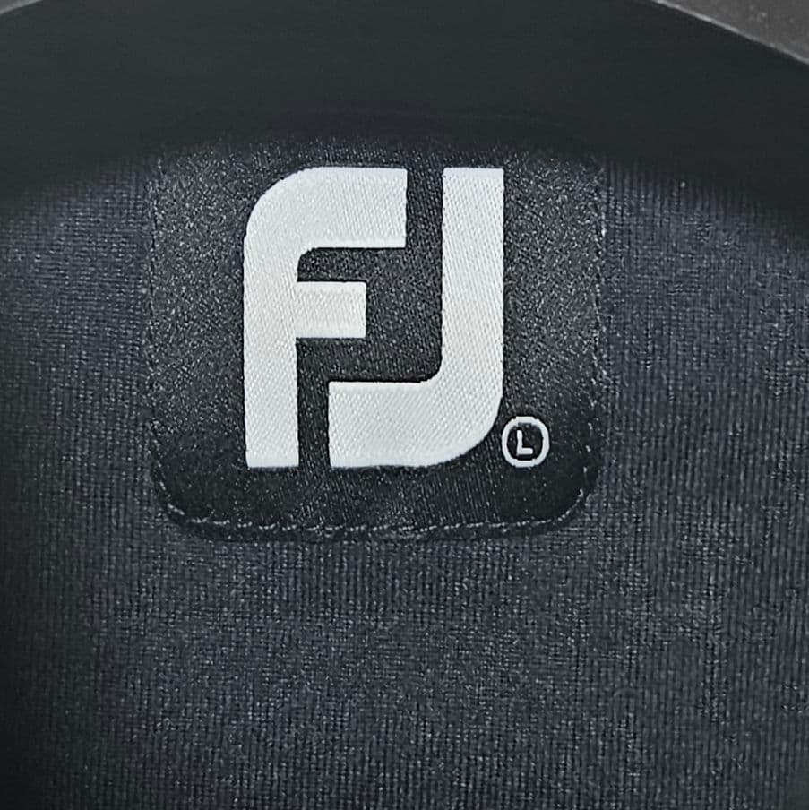 FOOT JOY メンズ ゴルフ ハ－フジップ 長袖 プルオーバー L ネイビー