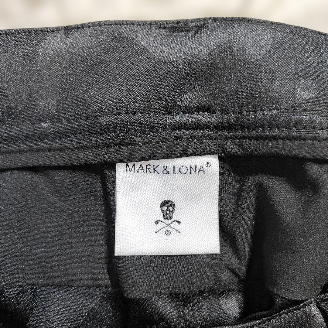 新品 MARK&LONA 52 黒 カモ柄 パンツ MLM-4A-AT31