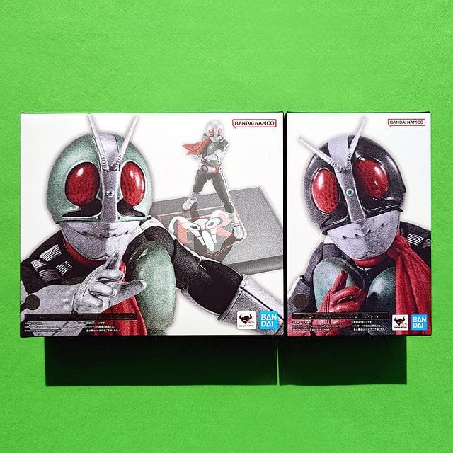 未開封品　真骨彫製法 仮面ライダー新1号・新2号 栄光の昭和ライダーエディション