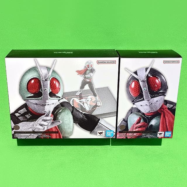 未開封品　真骨彫製法 仮面ライダー新1号・新2号 栄光の昭和ライダーエディション