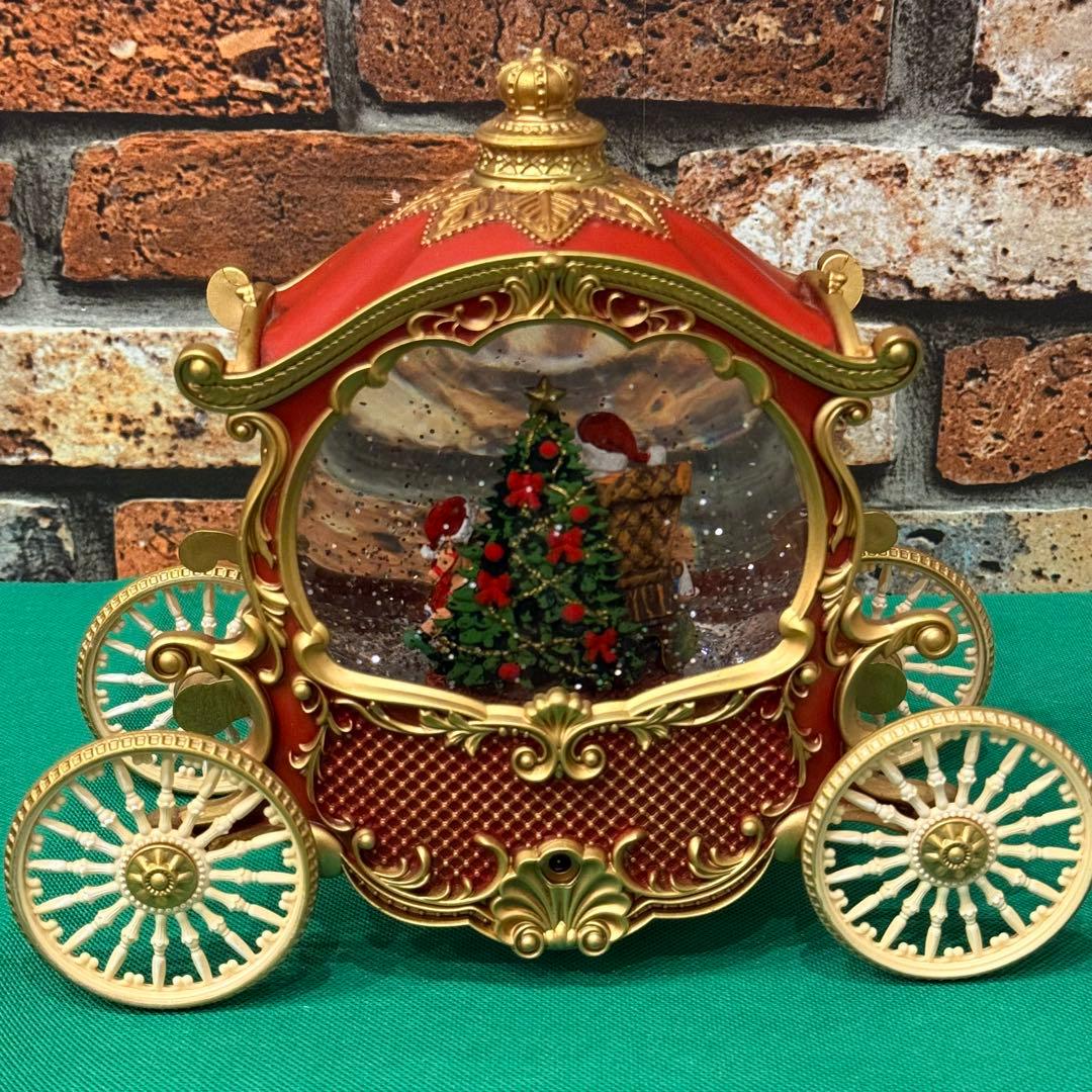 クリスマス スノードーム クリスマスキャリッジ スノードーム
