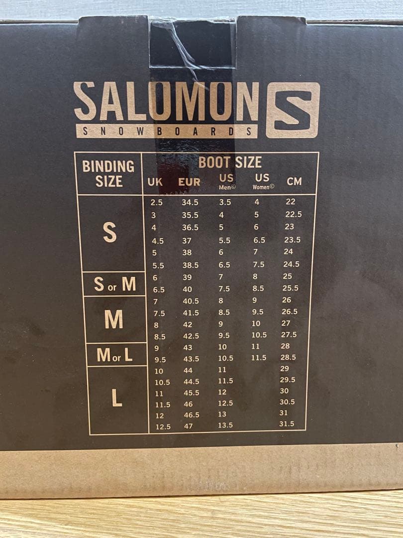 SALOMON RHYTHM WHITE ビンディング M
