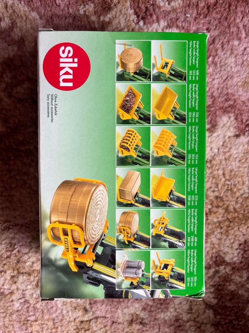 SIKU 農業用アタッチメント トラクター 1:32