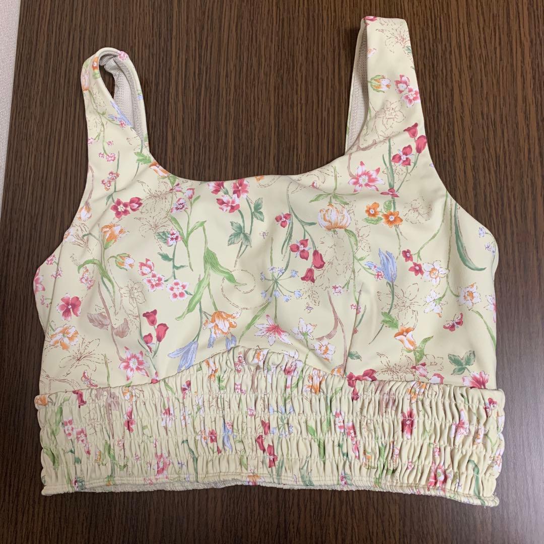 【SUKALA】LAVA 美品　ボタニカルシャーリング 花柄セットアップ M